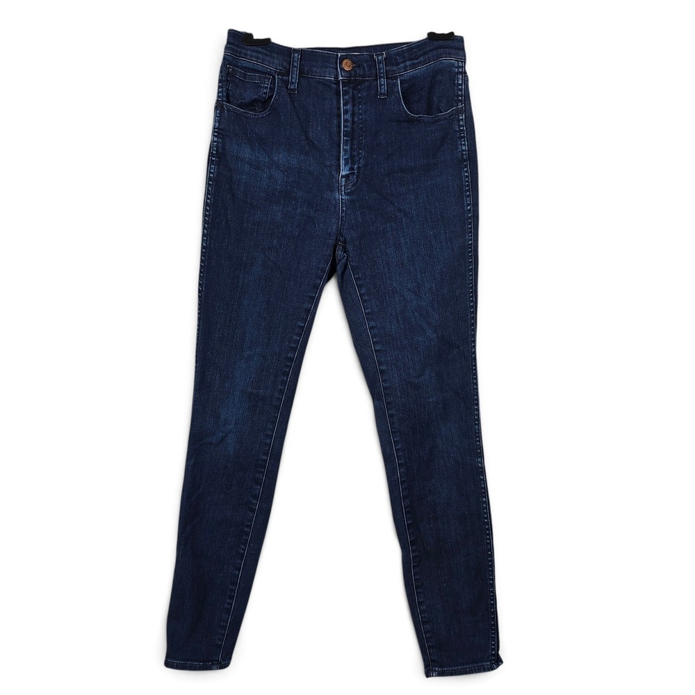 Madewell Jeans Women 29 Blue 10" High Riser Skinny Dark Wash Stretch Denim